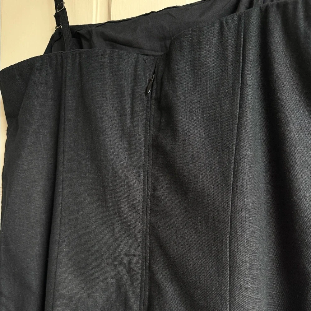 Abercrombie & Fitch Black Spaghetti-Strap Maxi Dress